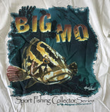 Anvil Men's Marty Wilson Mojo Sportswear Big Mo White Shirt Size Small
