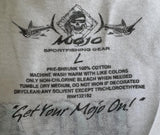Mojo Sportfishing Gear Men's Marty Wilson The Jigalow White Shirt Size Large