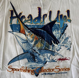 Mojo Sportfishing Gear Men's Marty Wilson Heads Up White Shirt Size Large