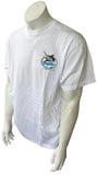 Anvil Men's Marty Wilson Mojo Sportswear Triple Tail White Shirt Size Large