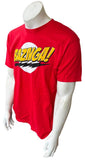 The Big Bang Theory Men's Bazinga Graphic Red Short Sleeve Shirt Size Large