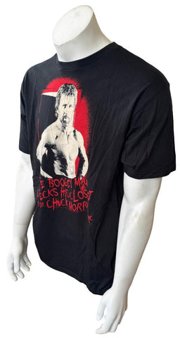 Spectra Apparel The Boogey Man Checks His Closet For Chuck Norris Shirt Size L