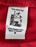 Tultex Women's The Big Bang Theory Bazinga Red Short Sleeve Shirt Size Medium