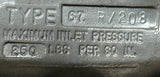 Fisher Controls 67R-208 Pressure Regulator 0-100 PSI 67R/208