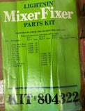 Lightnin 804322 Mixer Fixer Parts Kit For ND-2, ND-2A, NAG 100, NLDG 50-90