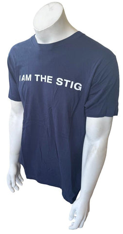 Ripple Junction Men's TopGear I Am The Stig Navy Short Sleeve Shirt Size Large