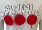 Tultex Men's Swedish House Mafia Graphic White Short Sleeve Shirt Size Large