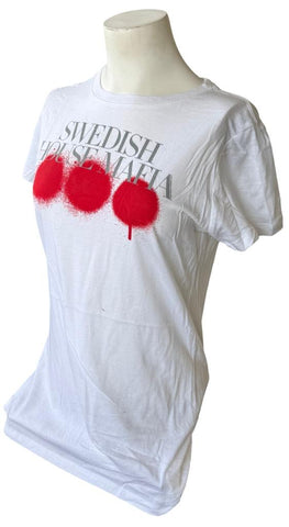 Next Level Women's Swedish House Mafia Graphic White Shirt Size Large