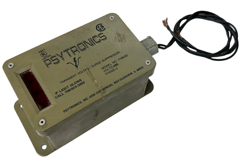 Psytronics P4803D Transient Voltage Surge Suppressor 460 VAC 3-Phase 50/60HZ