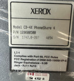 Xerox CD-4X PhoneShare 4 Sharing Device 128K00500 w/ Power Adaptor