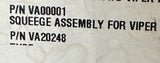 Nilfisk Advance VA00001A Front Mount Squeegee Assembly 24" w/ VA20248 Tube