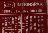 Stahl Intrinspak 8901/33-086/000/00 Safety Barrier 250VAC DIN Rail