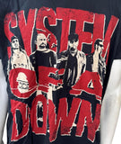 Gildan Men's System Of A Down 2012 Tour Black Short Sleeve Shirt Size Large