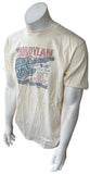 Anvil Men's Bob Dylan Like A Rolling Stone Beige Short Sleeve Shirt Size Large
