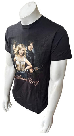 Tultex Men's The Band Perry Tour Graphic Black Short Sleeve Shirt Size Medium
