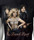 Tultex Men's The Band Perry Tour Graphic Black Short Sleeve Shirt Size Medium