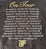 Tultex Men's The Band Perry Tour Graphic Black Short Sleeve Shirt Size Medium