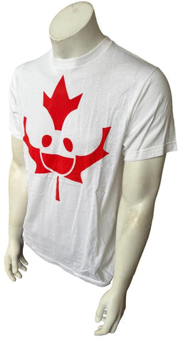 Tultex Men's Deadmau5 Canada Graphic White Short Sleeve Shirt Size Medium