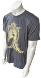 American Apparel Men's System of A Down SOAD Eye Pyramid Gray Shirt Size Large