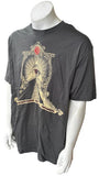 Tultex Men's System of A Down SOAD Eye Pyramid Graphic Gray Shirt Size X-Large
