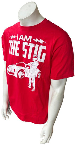 Ripple Junction Men's TopGear I Am The Stig Red Short Sleeve Shirt Size Large