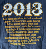 Gildan Men's Uncle Kracker 2013 Tour Black Short Sleeve Shirt Size Large