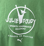 Anvil Men's Puma Julie Foudy Sports Leadership Academy Green Shirt Size Large