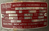 Elinco GLHJRND-2426-79D Hysteresis Synchronous Motor 115 VAC 0.18 HP 12000 RPM