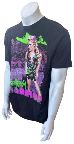Tultex Men's Kesha Warrior 2013 Tour Black Short Sleeve Shirt Size Large