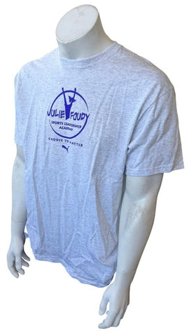 Anvil Men's Puma Julie Foudy Sports Leadership Academy Gray Shirt Size Large