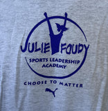 Anvil Men's Puma Julie Foudy Sports Leadership Academy Gray Shirt Size Large