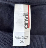 Anvil Men's EVE Graphic Black Short Sleeve Shirt Size X-Large
