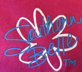Southern Belle Women's Hey Y'all Greeting Of The South Pink Shirt Size Large