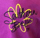 Southern Belle Women's Keep Calm And Stay Southern Purple Shirt Size Small