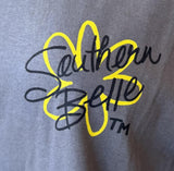 Southern Belle Women's Keep Calm And Stay Southern Gray Shirt Size Large