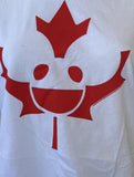 Women's DeadMau5 Canada Graphic White Short Sleeve Shirt Size X-Large