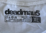 Women's DeadMau5 Canada Graphic White Short Sleeve Shirt Size X-Large