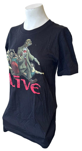 Canvas Women's Live North American Tour 2013 Black Short Sleeve Shirt Size XS