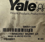 Yale 580041320 Weldment Bracket Left Hand PQ00001