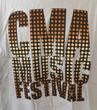 Gildan Men's CMA Music Festival 2013 42nd Fan Fair Beige Shirt Size X-Large