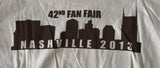 Gildan Men's CMA Music Festival 2013 42nd Fan Fair Beige Shirt Size X-Large