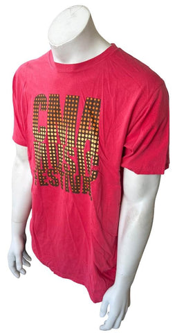 Authentic Pigment Men's CMA Music Festival 2013 42nd Fan Fair Red Shirt Size L