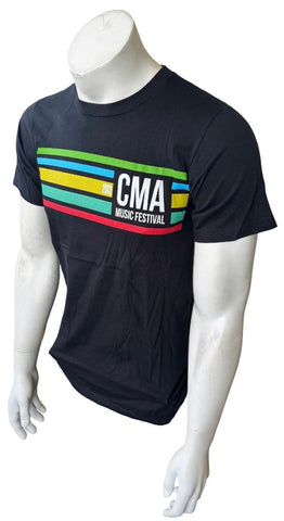 Anvil Men's CMA Music Festival 2013 Black Short Sleeve Shirt Size Small