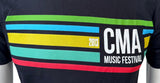 Anvil Men's CMA Music Festival 2013 Black Short Sleeve Shirt Size Small