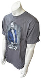 Anvil Men's Travis Tritt Tour 2013 Graphic Gray Short Sleeve Shirt Size Large