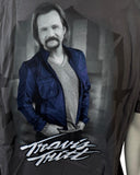 Anvil Men's Travis Tritt Tour 2013 Graphic Gray Short Sleeve Shirt Size Large