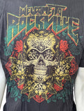 Royal Apparel Men's Welcome To Rockville Festival 2013 Skull Black Shirt Size L