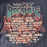 Royal Apparel Men's Welcome To Rockville Festival 2013 Skull Black Shirt Size L