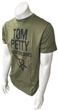 Bay Island Men's Tom Petty & The Heartbreakers Tour 2013 Green Shirt Size Large