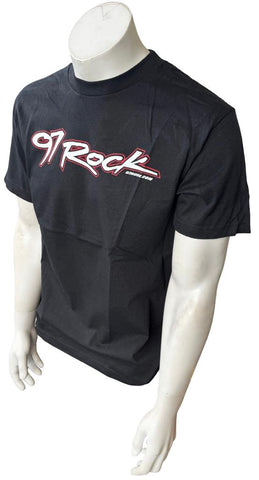 Murina Men's 97 Rock WGRF Graphic Black Short Sleeve Shirt Size Medium